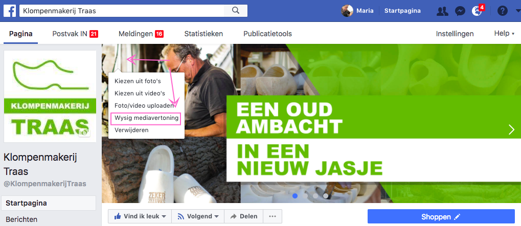 Slideshow maken op je Facebook Pagina in 3 stappen