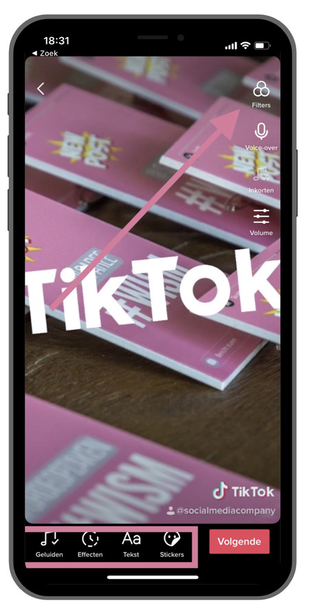 TikTok bewerken en editten