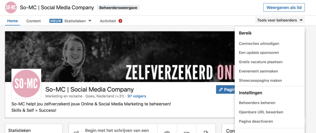 Hoe Voeg Je Een Beheerder Toe Op LinkedIN? - So-MC | The Social Media ...