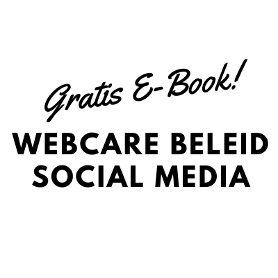 Webcare E-book beleid Social-Media