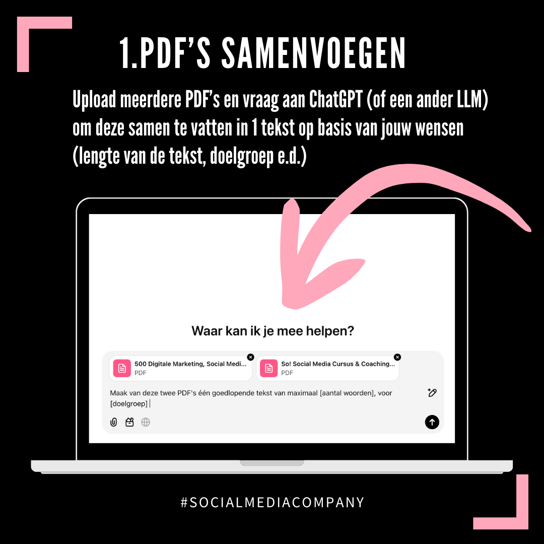 PDF's samenvoegen met ChatGPT