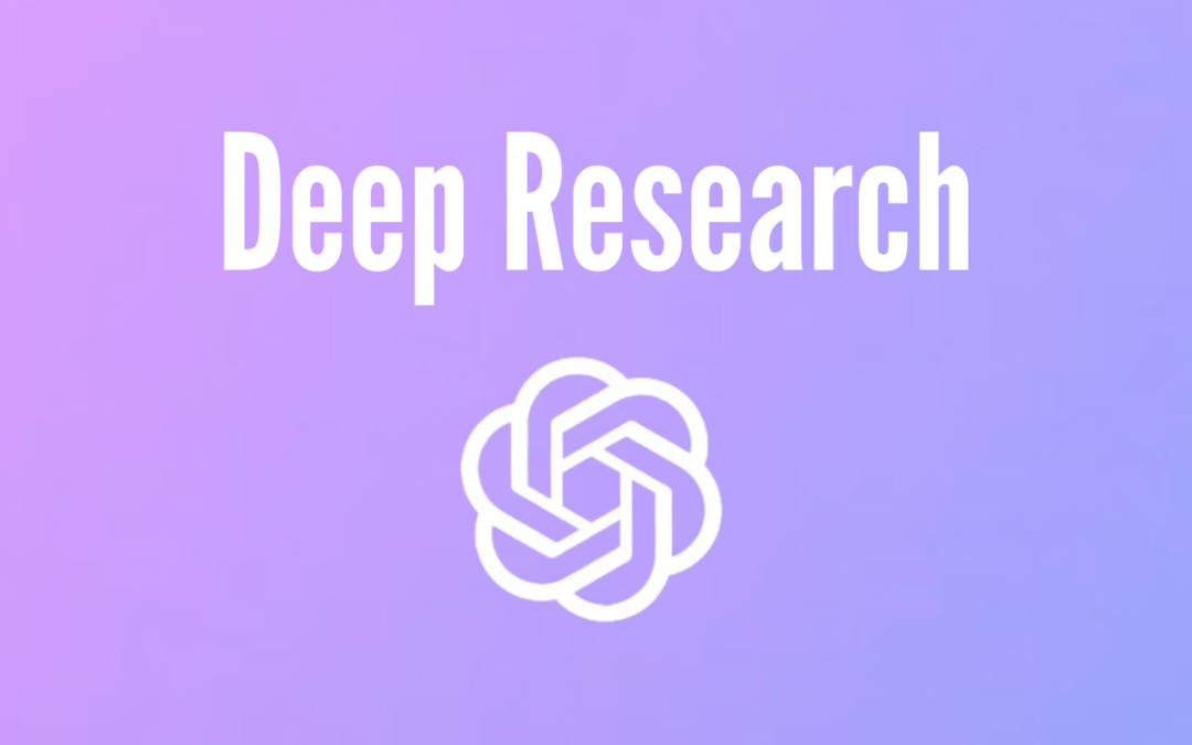 Wat is Deep research van OpenAI en wat kun je er mee voor je online marketing?